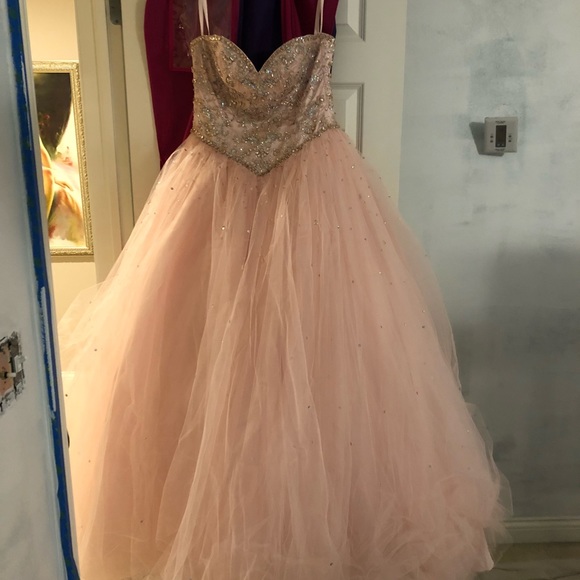 Baby Pink / Blush Prom / Quinceñera Dress ! - Picture 1 of 8